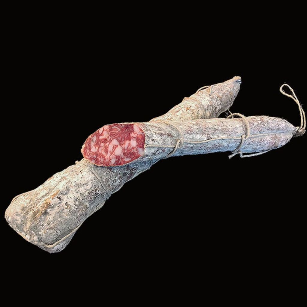 Confezione orientativa di Salame gentile stagionato in conca di marmo di La bottega di Adò, Italia