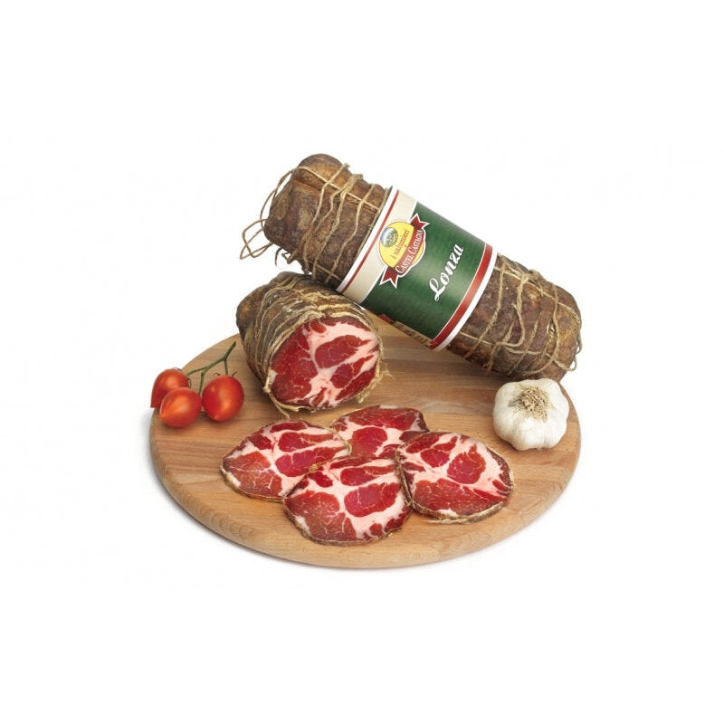 Confezione orientativa di Lonza intera del I salumieri di Castel Castagna, Italia