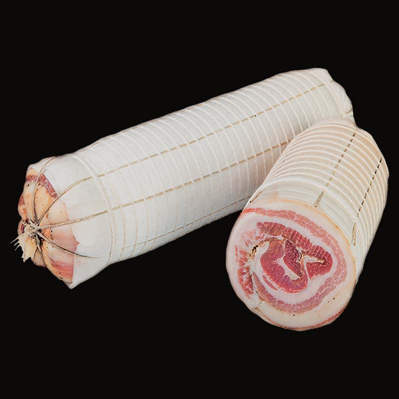 Confezione orientativa di Porchetta arrotolata con cotenna di La bottega di Adò, Italia