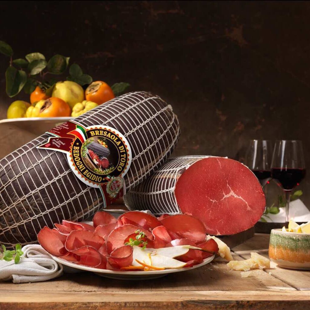 Confezione orientativa di Bresaola Bontà Rara di Bedogni Egidio, Italia