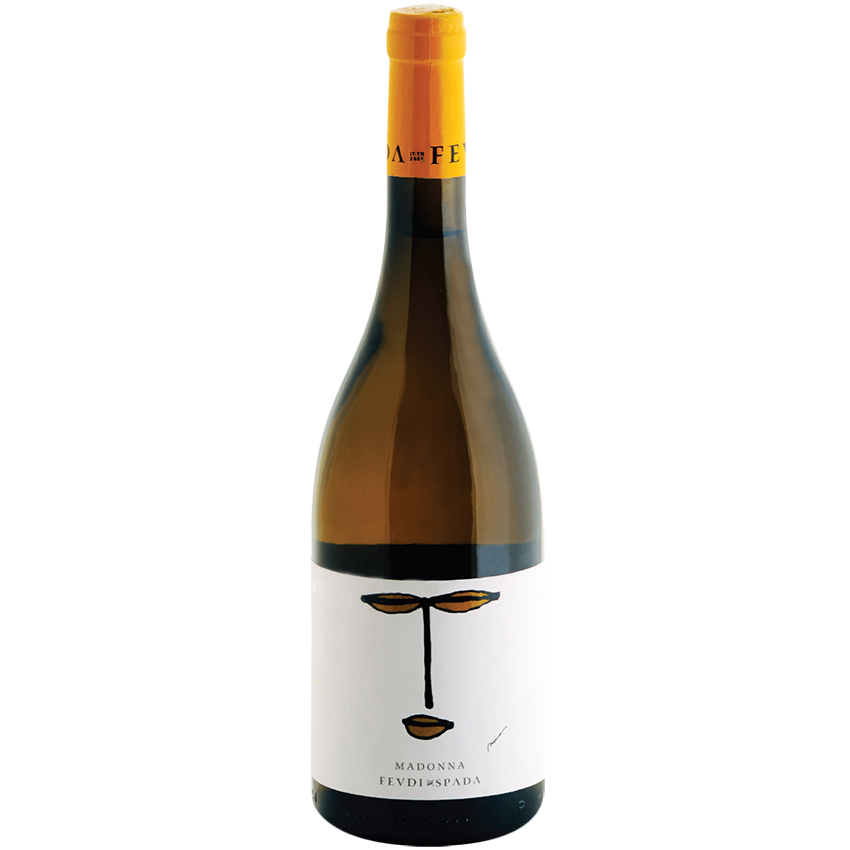 Bottiglia di Madonna IGP Umbria bianco, vino bianco italiano della regione Umbria di Feudi Spada