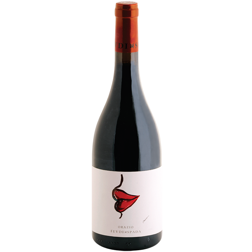 Bottiglia di Orazio IGP Umbria rosso, vino rosso italiano della regione Umbria di Feudi Spada