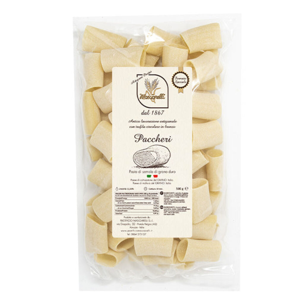 Confezione orientativa di Paccheri di Pastificio Masciarelli