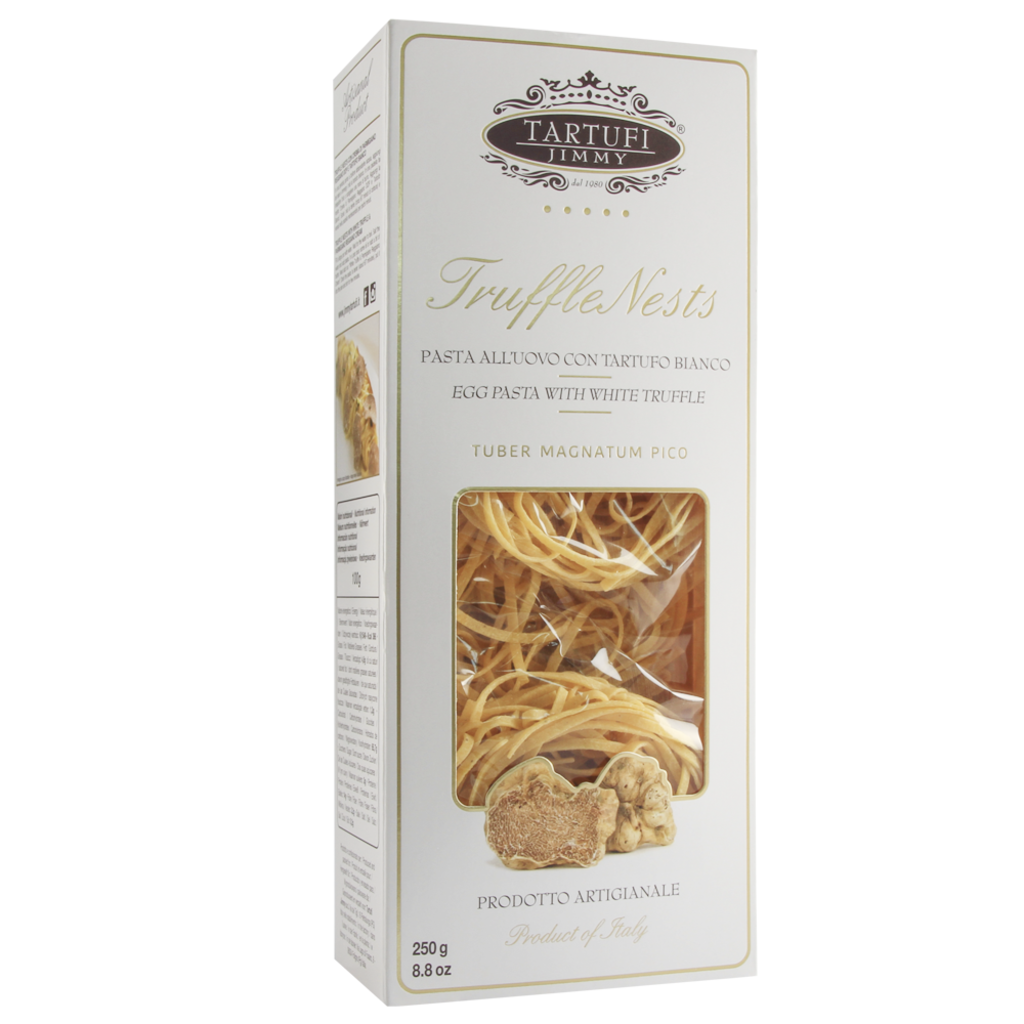 Confezione orientativa di Nidi al tartufo nero de Tartufi Jimmy, Italia