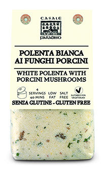 Confezione orientativa di Polenta bianca ai funghi porcini de Casale Paradiso, Italia