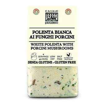 Confezione orientativa di Polenta bianca ai funghi porcini de Casale Paradiso, Italia
