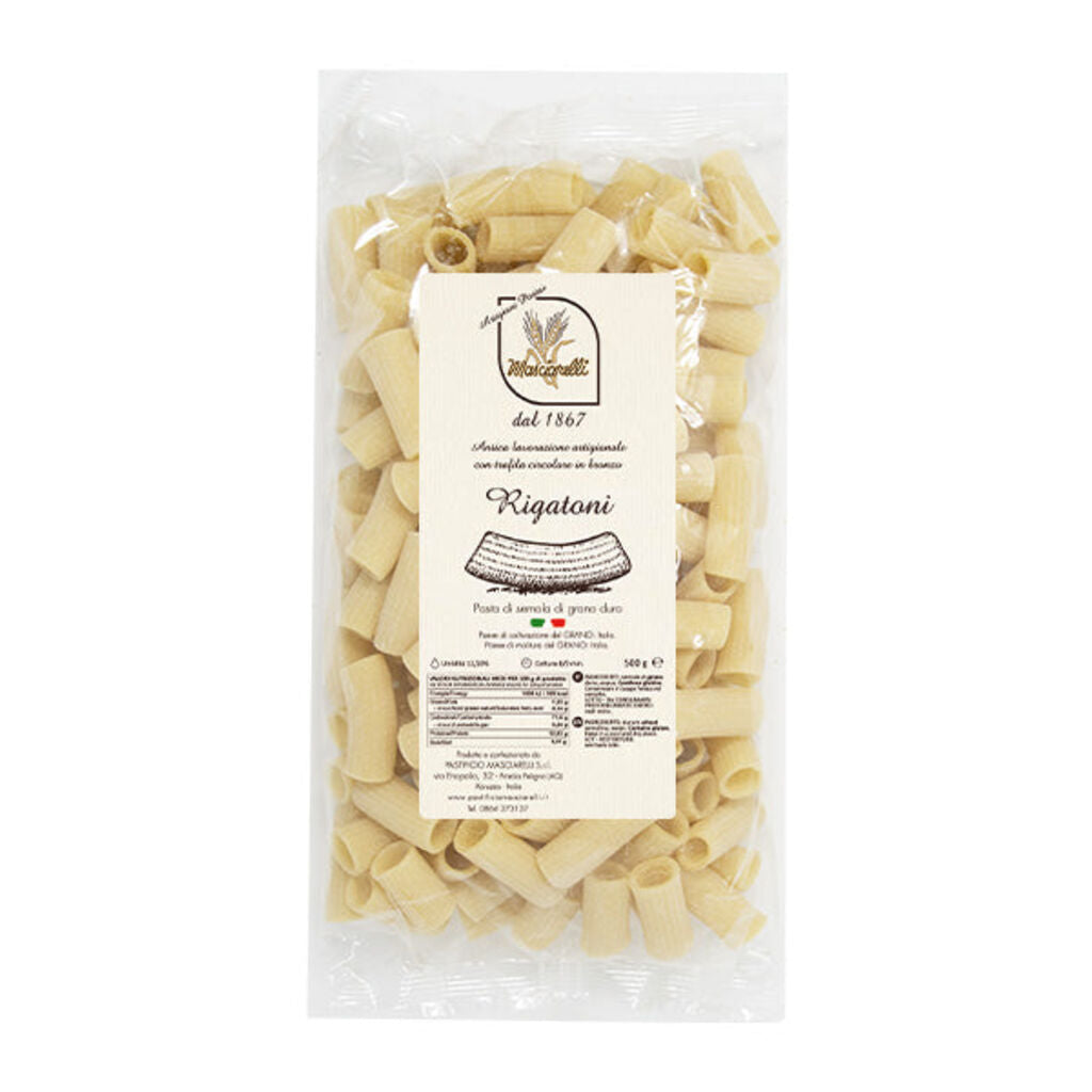 Confezione orientativa di Rigatoni di Pastificio Masciarelli