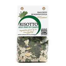 Confezione orientativa di Risotto alle erbe di campo de Casale Paradiso, Italia