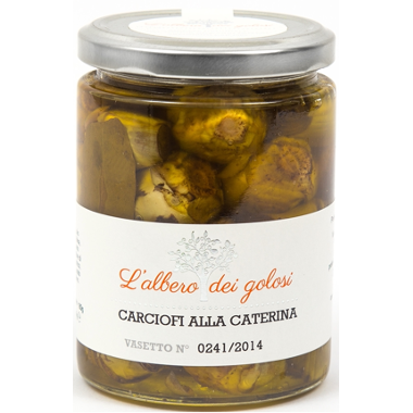 Confezione orientativa di Carciofi alla Caterina de l'Albero dei golosi, Italia
