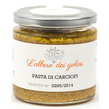 Confezione orientativa di Patè di carciofi de l'Albero dei golosi, Italia