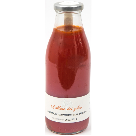 Confezione orientativa di Sugo pomodorini e basilico de l'Albero dei golosi, Italia