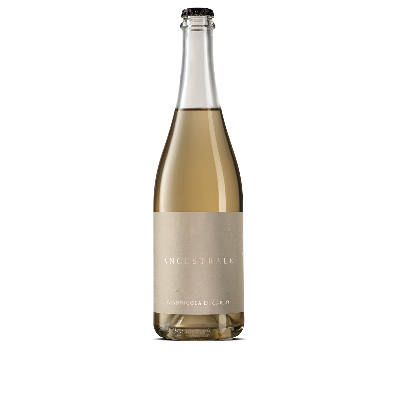 Bottiglia di Ancestrale, vino bianco italiano della regione Abruzzo di Fam. Di Carlo