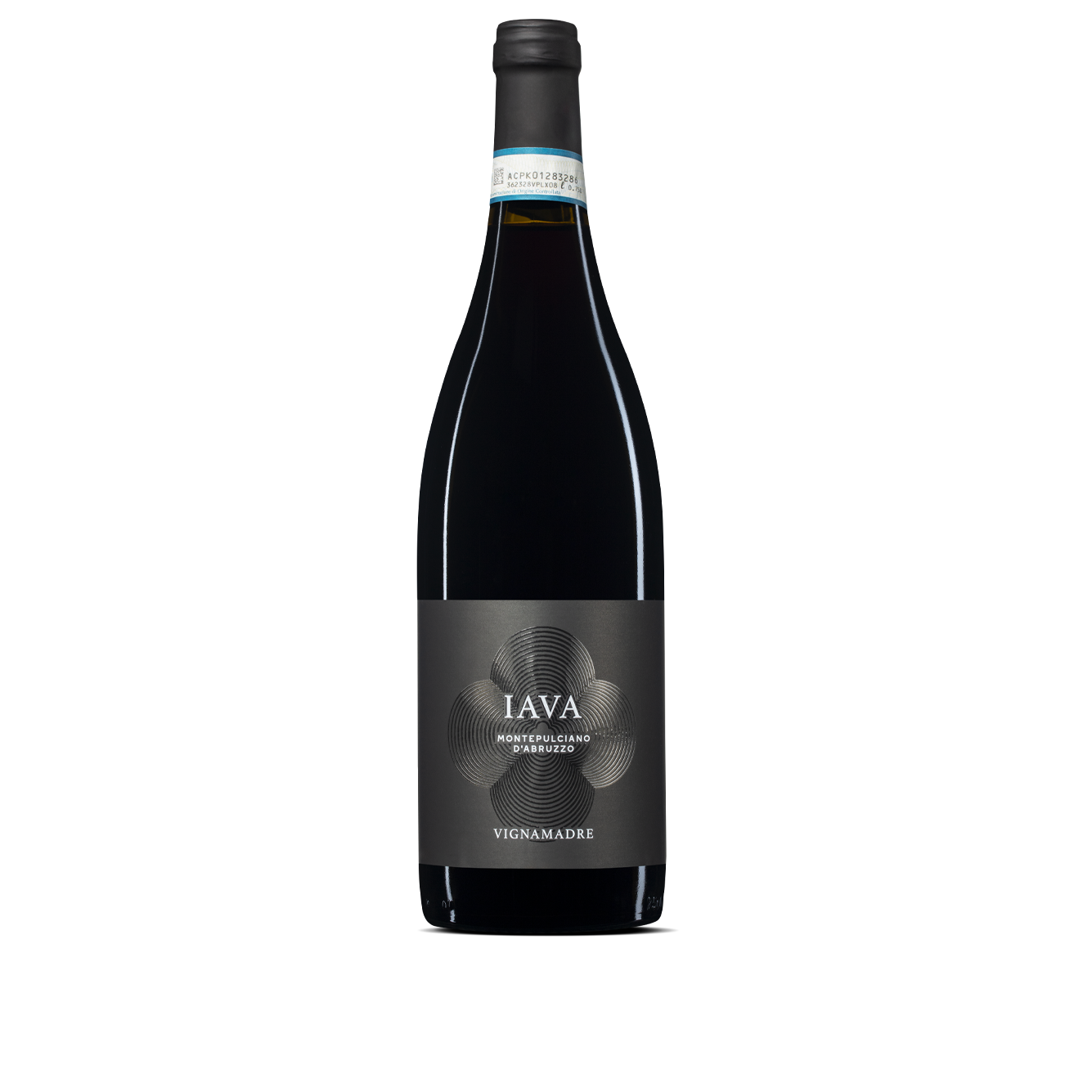 Bottiglia di Iava Montepulciano DOC, vino rosso italiano della regione Abruzzo di Fam. Di Carlo