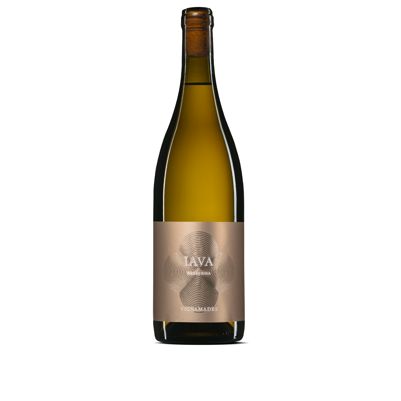 Bottiglia di Iava Passerina IGP, vino bianco italiano della regione Abruzzo di Fam. Di Carlo