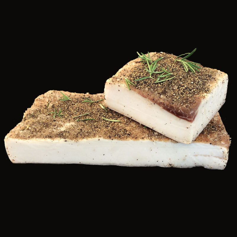 Confezione orientativa di Lardo stagionato in conca di marmo di La bottega di Adò, Italia