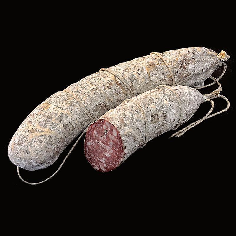 Confezione orientativa di Salame nostrale stagionato in conca di marmo di La bottega di Adò, Italia