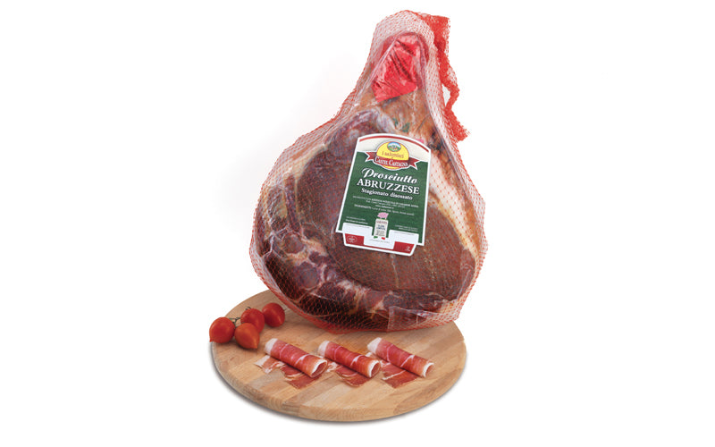 Confezione orientativa di Prosciutto abruzzese intero disossato del I salumieri di Castel Castagna, Italia