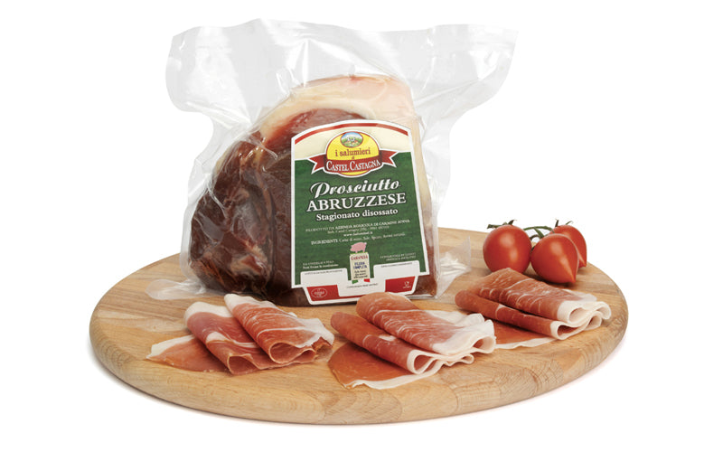 Confezione orientativa di Trancio di Prosciutto abruzzese del I salumieri di Castel Castagna, Italia