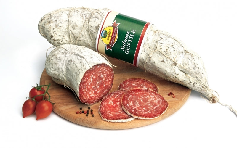 Confezione orientativa di Salame gentile del I salumieri di Castel Castagna, Italia