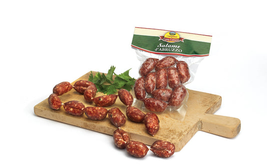 Confezione orientativa di Salamini tipo angioletti del I salumieri di Castel Castagna, Italia