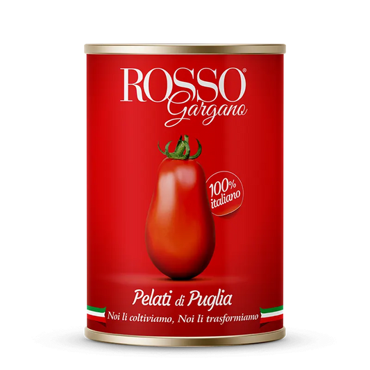 Confezione orientativa di Pplati di Puglia del consorzio Rosso Gargano, Foggia (Puglia), Italia
