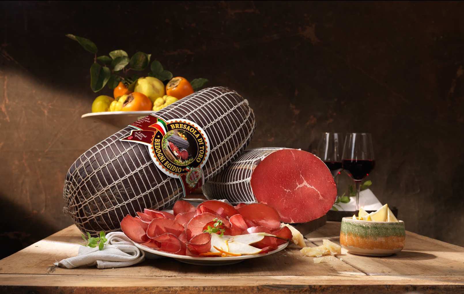 Confezione orientativa di Bresaola Bontà Rara di Bedogni Egidio, Italia