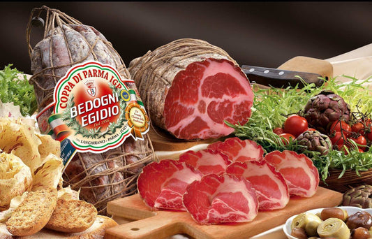 Confezione orientativa di Coppa di Parma IGP di Bedogni Egidio, Italia