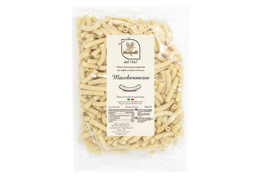 Confezione orientativa di Maccheroncini di Pastificio Masciarelli
