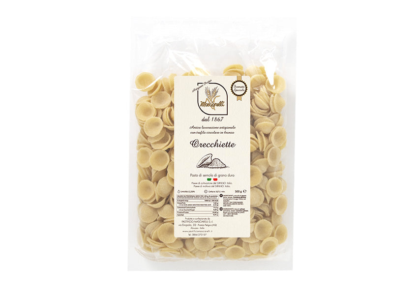 Confezione orientativa di Orecchiette di Pastificio Masciarelli