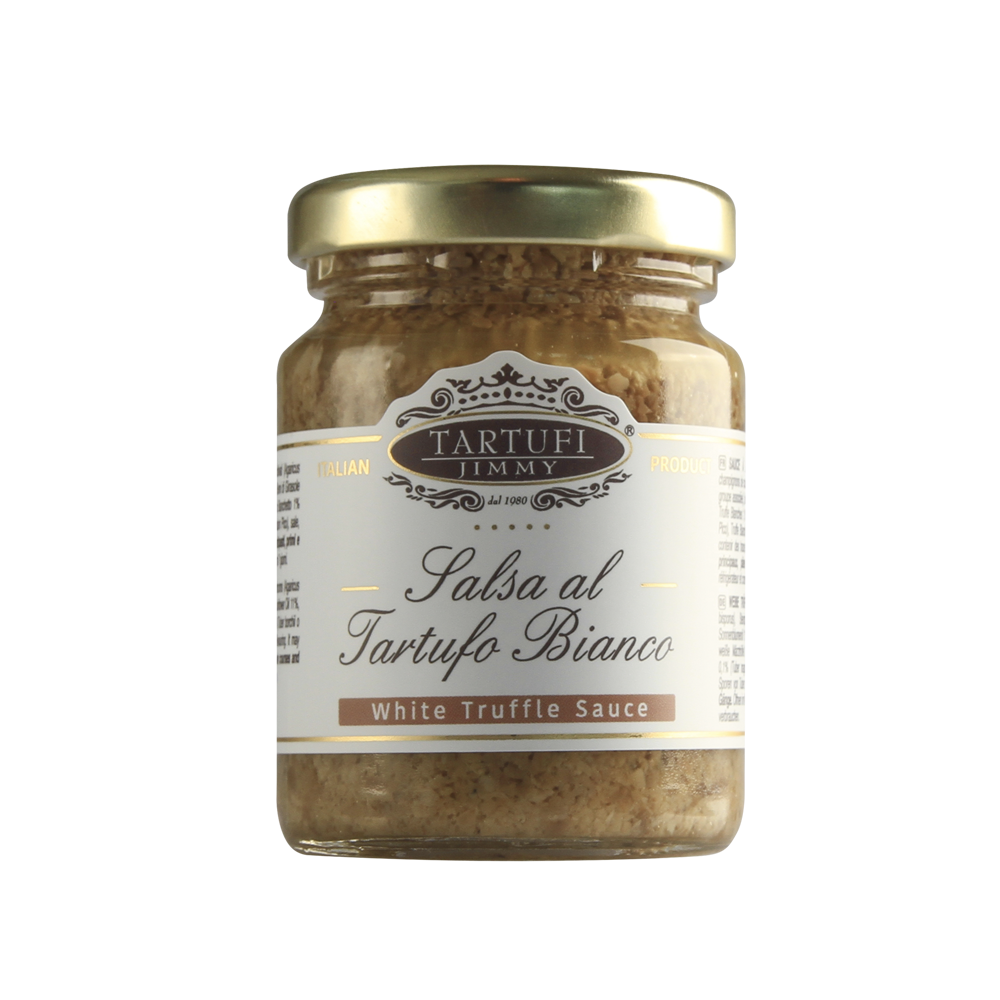Confezione orientativa di Salsa al tartufo bianco de Tartufi Jimmy, Italia
