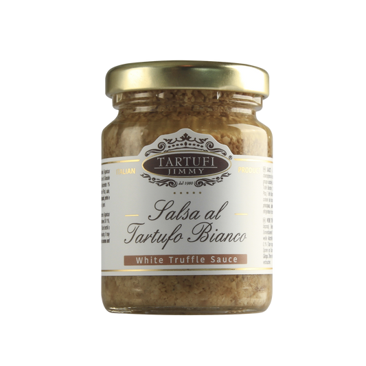Confezione orientativa di Salsa al tartufo bianco de Tartufi Jimmy, Italia