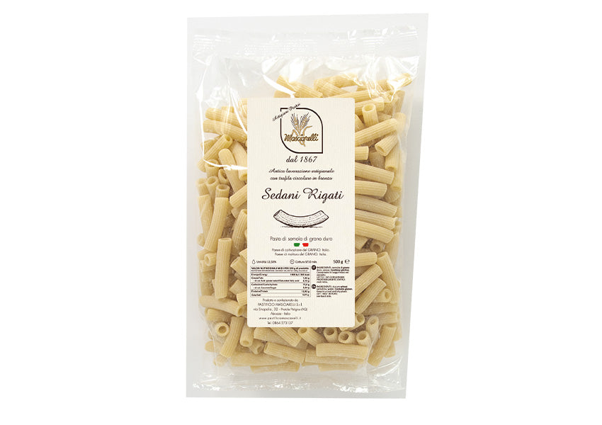 Confezione orientativa di Sedani di Pastificio Masciarelli