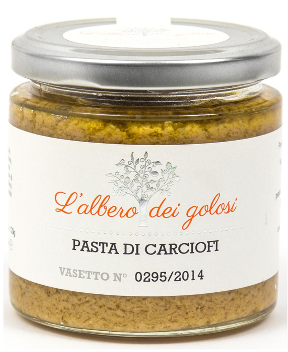 Confezione orientativa di Patè di carciofi de l'Albero dei golosi, Italia