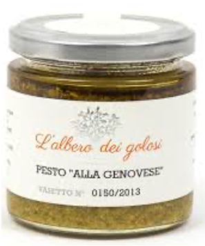 Confezione orientativa di Pesto alla genovese de l'Albero dei golosi, Italia